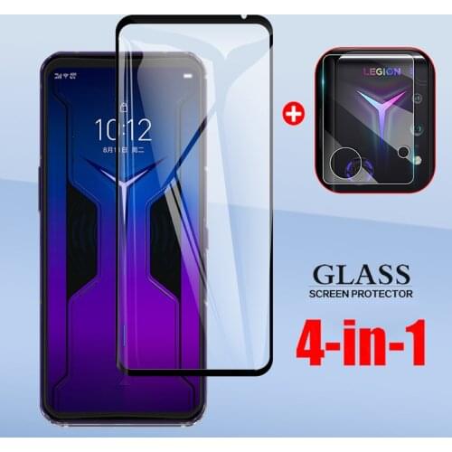 4 In 1 For Lenovo Legion 2 Pro Duel 2 6.92" Full Cover Tempered Glass For Legion Duel 2 Duel2 Camera Lens Screen Protector Glass