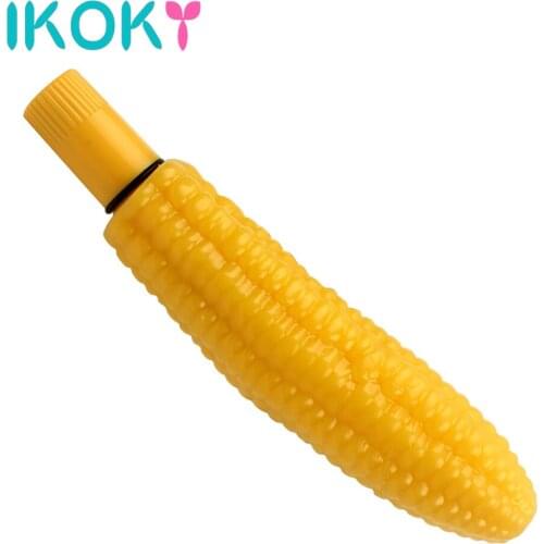 IKOKY Erotic G-spot Stimulation Massager Strong Vibration Adult Product Corn Vibrator Silicone Sex Toys for Woman