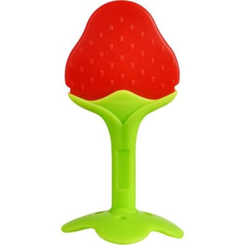 1pcs Molars Baby Teether Safe Toys Toddle Banana Teething Ring Silicone Chew Dental Care Toothbrush Nursing Beads Gift Infant