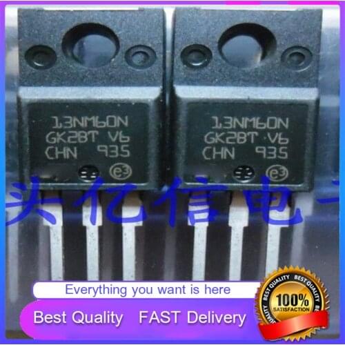 10Pcs/Lot New Original Field Effect Transistor F13NM60N 13NM60N 13A600V ST Good Quality