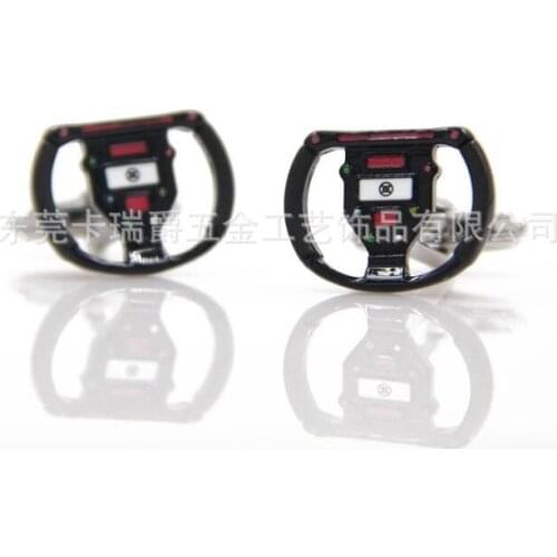 5pairs/lot Creative Gamepad Joystick Cufflinks Enamel GamePad JoyPad Design Cuff Links Coppper Cuff links Wholesale