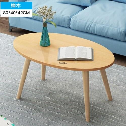 Tea Table Simple Modern Living Room Sofa Side Table Household Bedroom Small Round Table Mobile Small Tea Table Table Furniture