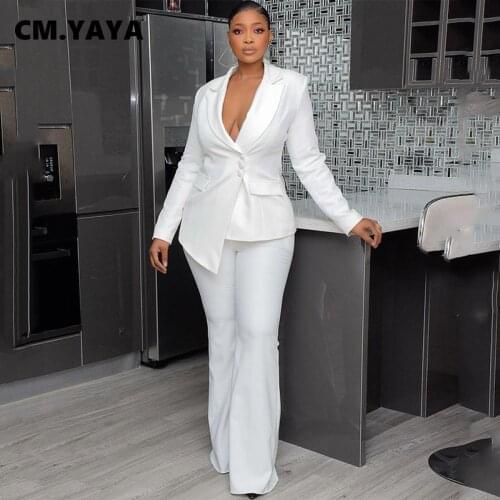 CM.YAYA Women's Office Blazers