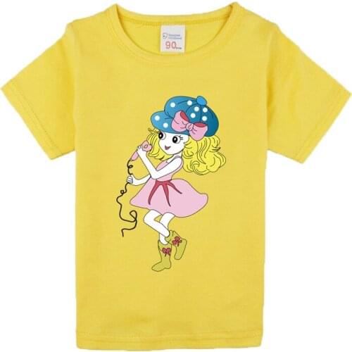 Baby Girls Tshirt Girl Summer Short-Sleeved Casual T-shirts for Kids Childrens Cotton Tops Girls Summer Tee