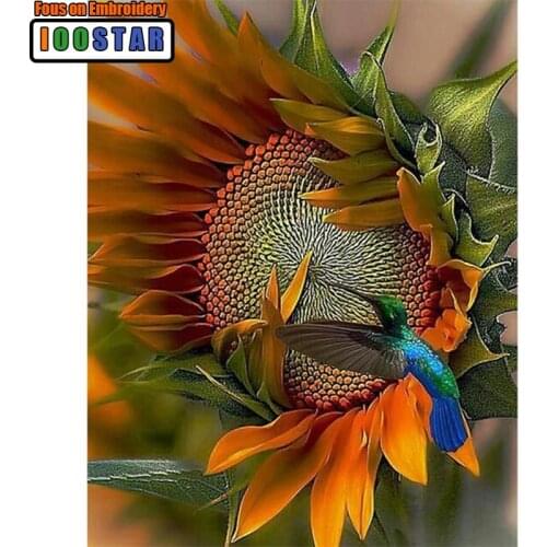 Hummingbird 5D DIY 100% Full Drill Diamond Painting Embroidery Cross Stitch Craft Kit Wall Home Hanging Decor Decoration
