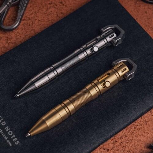 Mini EDC Bolt Tactical Pen Portable Titanium Alloy Sign Pen Outdoor Bolt Pen