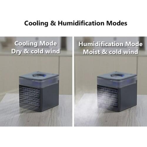 Mini Portable USB Air Conditioner 3-in-1 Air Cooler Evaporative Cooler for Home