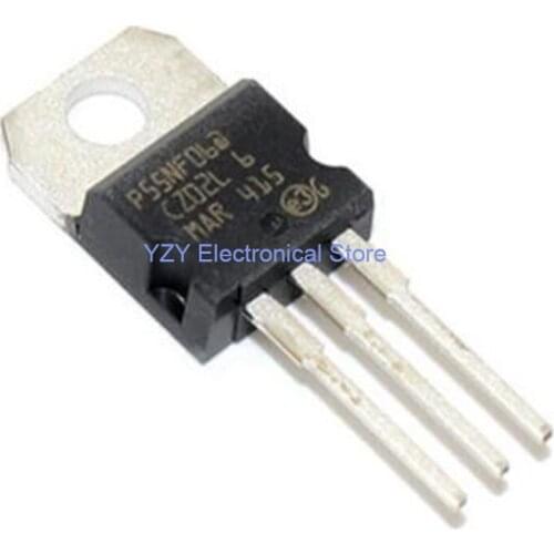 20PCS/LOT STP55NF06 TO-220 P55NF06 TO220 55NF06 new MOS FET transistor NEW ORIGINAL Fast Shipping