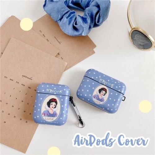Cartoon Cute Princess Apple Airpods Pro Wireless Headset Protective Cover Soft Shell Exquisite Gift Accessories