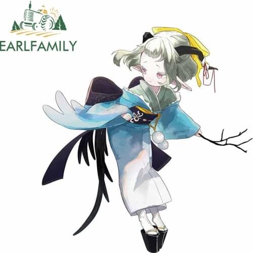 EARLFAMILY 13cm x 12.2cm For Zerochan Anime Car Body Funny Car Stickers Personality Decal Trunk Occlusion Scratch Car Styling