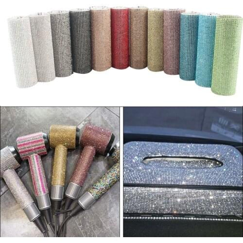 OEM Car Interior Bling Crystals Stickers DIY Decoration For Auto Mobile Cell Phone Laptop Buttons Home Sharp Gift