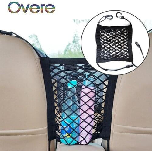 Overe 1PC Car storage net pocket Auto seat Phone bag For Ford Focus 2 3 Fiesta Mondeo MK4 Ranger Toyota Corolla chr RAV4 yaris