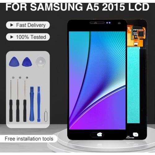 Dinamico A500 Lcd For Samsung Galaxy A5 2015 Display With Touch Screen Digitizer Assembly A500FU Lcd A500F Display Free Shipping
