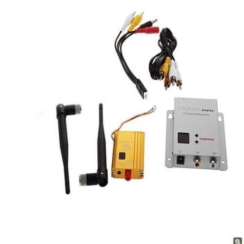 Encrypt FPV 1.2G 1500mW 8 CH Wireless Audio Video CCTV Transmitter+ Receiver