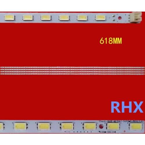 4piece/lot FOR LJ64-02875A & LJ64-02876A LED STRIPS KDL55EX720 AND OTHER MODEL 1piece=60LED 619MM 100%NEW