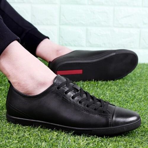 Big size 47 Men Shoes Genuine Leather Breathable Male Loafers Man Driving Casual Shoes lace up Soft Footwear Male
