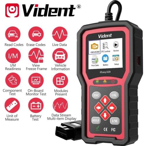 VIDENT IEasy320 Enhanced OBDII/EOBD+CAN Code Reader
