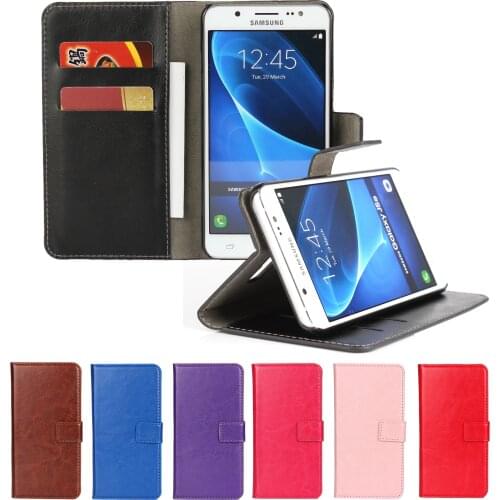 Vintage Wallet Case for Samsung Galaxy S7 Edge S6 S5 A3 A5 A7 J5 J7 Grand Prime Flip with Holder Bags Cases Capa Fundas