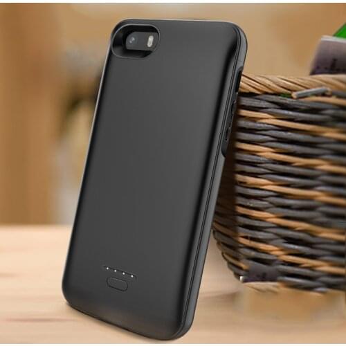 Battery charger cases For iPhone 5 5s SE External Battery case with charging Power Pack portable charger Powerbank For iPhoneSE