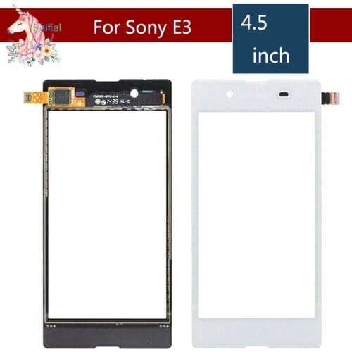 10pcs/lot 5.0" For Sony Xperia M4 Aqua E2303 E2333 E2353 LCD Touch Screen Digitizer Sensor Outer Glass Lens Panel Replacement