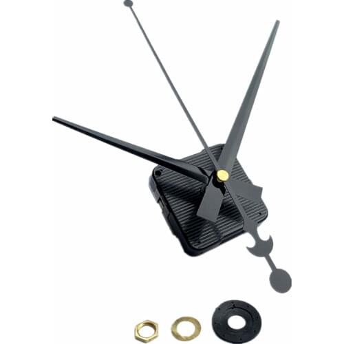 100PCS 22MM Shaft Sweep Clock Quartz Repair Parts Silent Clock Mechanism with Clock Hands