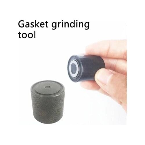 2 PCS common rail grinding tools for injector nozzle gaskets shims, common rail injector nozzle repair tools T0172