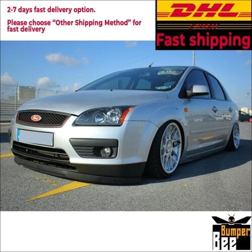 FORD FOCUS 2 / 2.5 / 3 Astra H LIP FRONT SPOILER BUMPER LIP Euro Spoiler Lip Universal 2 pcs Body Kit