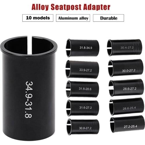 28.6 27.2 34.9 turn 31.8mm MTB bicycle seatpost adapter aluminum alloy seatpost tube reducing sleeve mountain bike bicycle parts