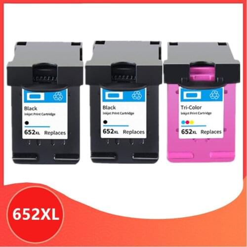 3PC Compatible 652XL 652 ink cartridge replacement for HP 652 XL for HP652 Deskjet 1115 1118 2135 2136 2138 3635 3636 3835 4535