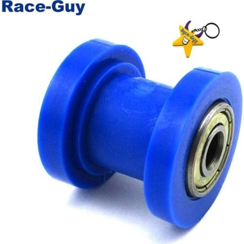 8mm Blue Rubber Chain Roller For Chinese Pit Dirt Bike Motorcycle SSR Thumpstar TTR CRF50 XR50 CRF70 SDG DHZ YCF Stomp