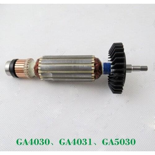 AC 220V Original Drive Shaft Electric Angle grinder hammer Rotor for Makita GA4030/GA4031/GA5030, High-quality