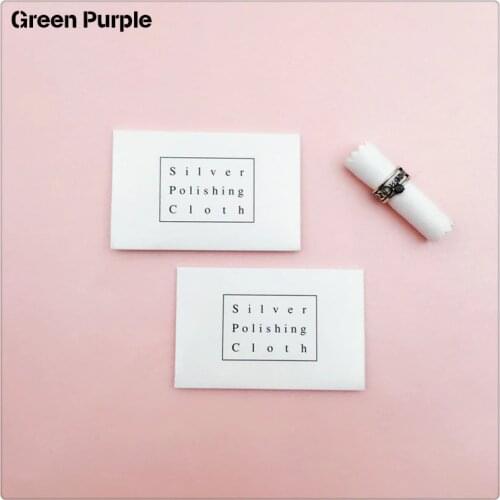 Silver Polish Cloth Anti Tarnish Tools Used To Wipe And Maintain Sterling Silver Gold Jewelry Special Polishing Clean Jewelry