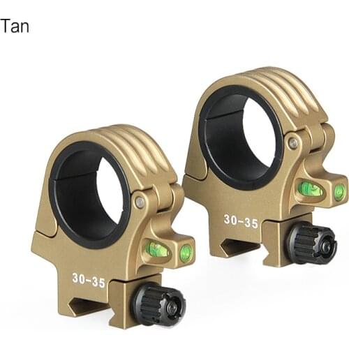 Canis Latrans tactical airsoft accessories Hunting Rifle Scopes Mounts 30mm 35mm Scope Mount with Bubble Level GZ24-0158