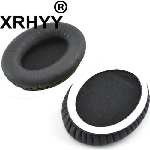 XRHYY Black Replacement Earpads Ear Pads Cushions for audio-technica ATH-ANC7 ANC9 ANC27 ANC29 Headphones