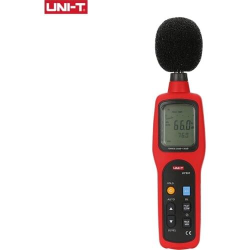 UNI-T UT351 Digital Sound Level Meter 30-130db Decibel db Meter Logger Audio Monitor Detector