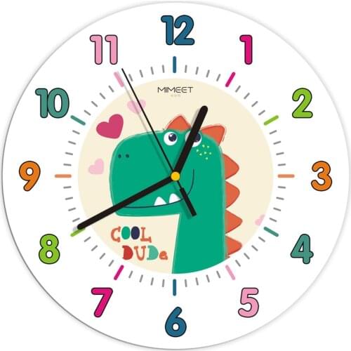 Children Wall Clock Modern Design Kids Digital 3D Wall Watches Home Decor Wooden Clock Kitchen Skylanders Kamasutra Antik 40B079