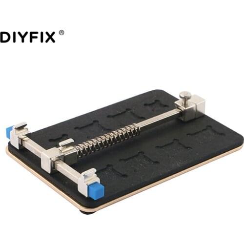 DIYFIX PCB Holder Stainless Steel Circuit Board Jig Fixture Work Station for iPhone 6S 6 Logic Board A8 A9 IC Chip Repair Tool