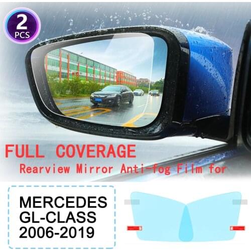 DK Anti Fog Film Full Cover Rearview Mirror for Mercedes Benz GL Class GLS X164 X166 GL450 GL500 GL320 GLS320 320 400 Stickers