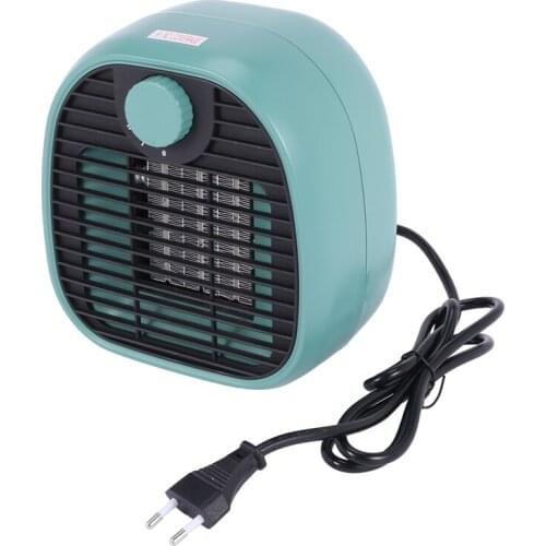 Electric Mini Fan Heater,Portable Fan Heating,1000W Table Heater PTC Ceramic Heater,For Home,Office&Bedroom,EU Plug