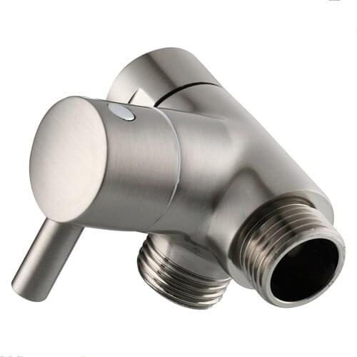 G 1/2 Connector Handheld Showerhead Fixed Spray Head Adapter Bathroom Shower Arm Diverter Modern Replacement Part 3 Way