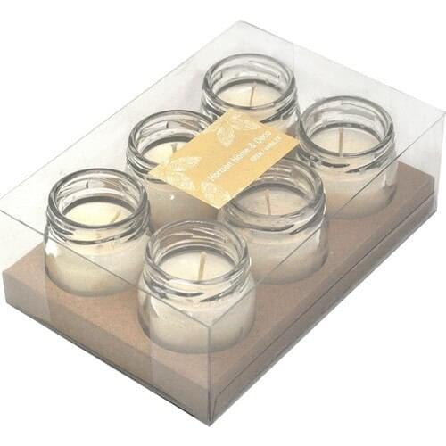Horizon Candle Jar Candle Vanilla Scented 6'lı 1957