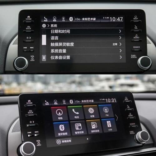 JY Tempered Glass Navigation System Car Screen Protector Accessories For HONDA ACCORD 2018