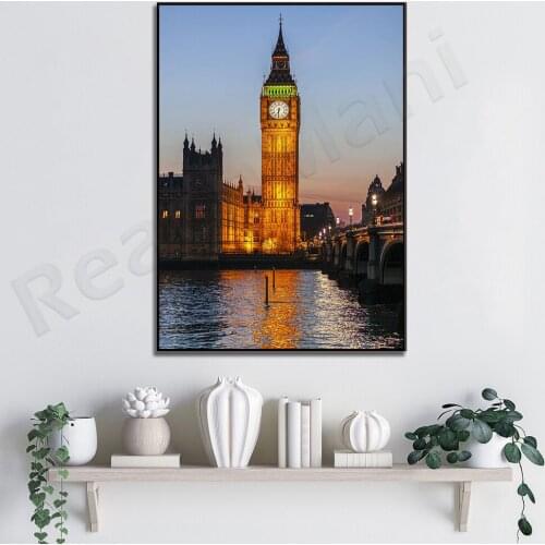 London Photograph Print, London Printable, Big Ben at Night, London Travel Photography Print, London Wall Art, London Cityscape