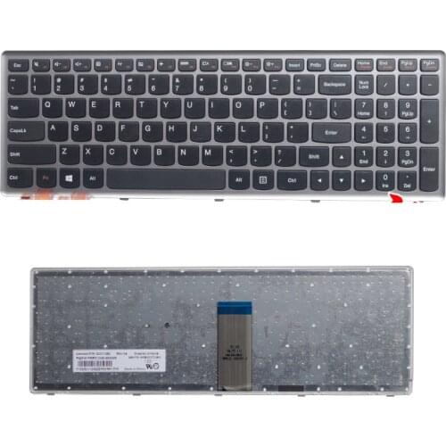 SSEA New US Keyboard black for Lenovo IdeaPad U510 U510-IFI Z710 Keyboard 25205519 PK130SK1A00 9Z.N8RSC.001