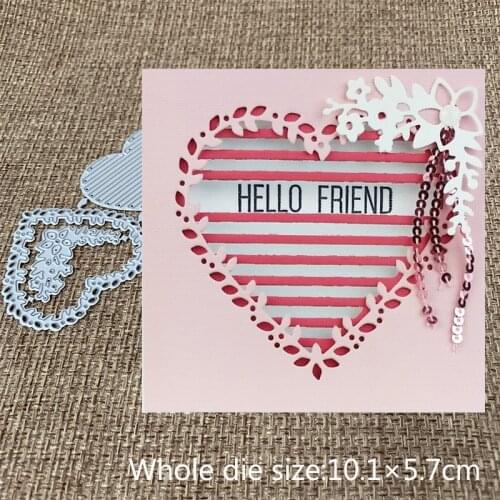New Design Craft Metal Cutting Dies cut die Flower love heart Scrapbooking Album DIY Paper Card Craft Embossing Die Cuts