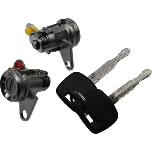 Pair Front Door Lock Cylinder Set Kit with Keys for 95-04 Toyota Tacoma 96-02 Corolla 96-00 RAV4 6905135070,69051-35070