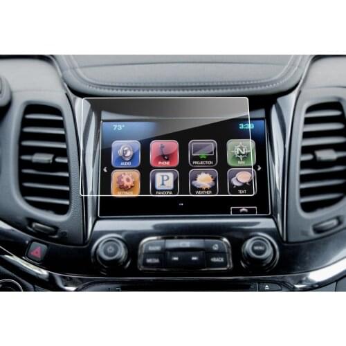 RUIYA Car Navigation Screen Protector For Impala 8 Inch 2016 2017 2018 Touch Center Display Auto Interior Stickers Accessories