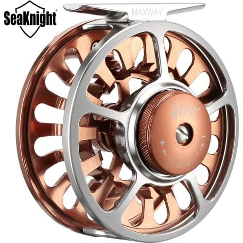SeaKnight HONOR Fly Fishing Reel Machined Aluminum Full Metal Fishing Wheel Saltwater Freshwater Fishing 3/4 5/6 7/8 9/10