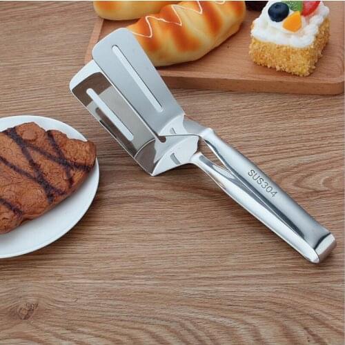 Thick stainless steel ice stainless steel food clip bread sugar cubes hot grilled meat clips