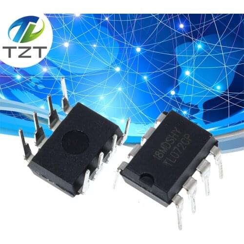 TZT 10PCS TL072CP DIP8 TL072 DIP TL072CN DIP-8 new and original IC